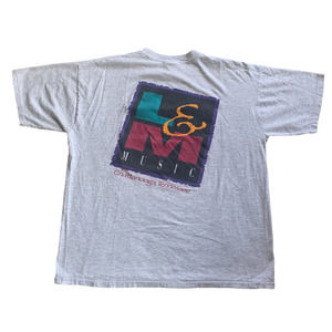 Vintage y2k L&M Music Chattanooga TN 90s T-shirt Size XL